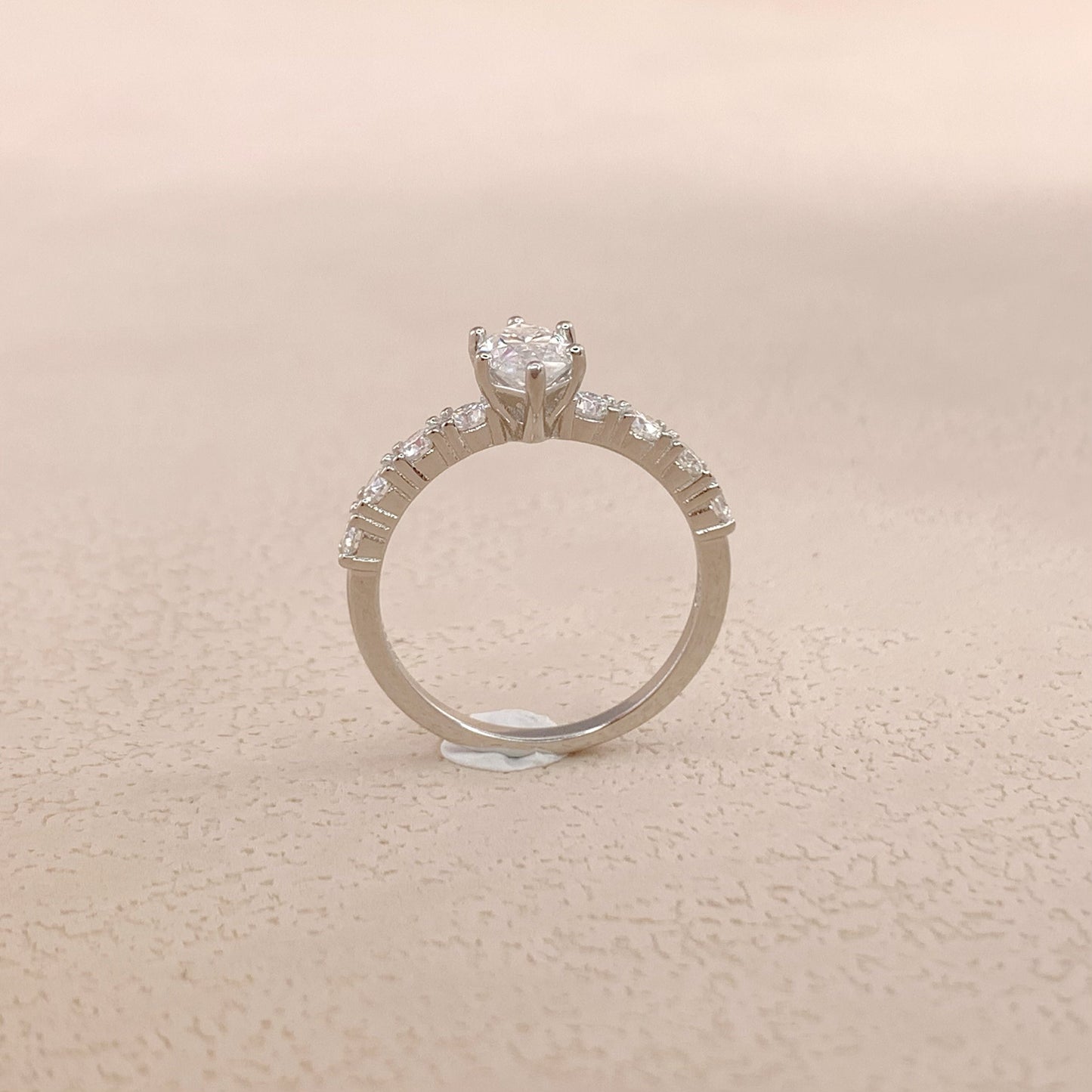 BEEUYOO 925 Sterling Silver Moissanite rings