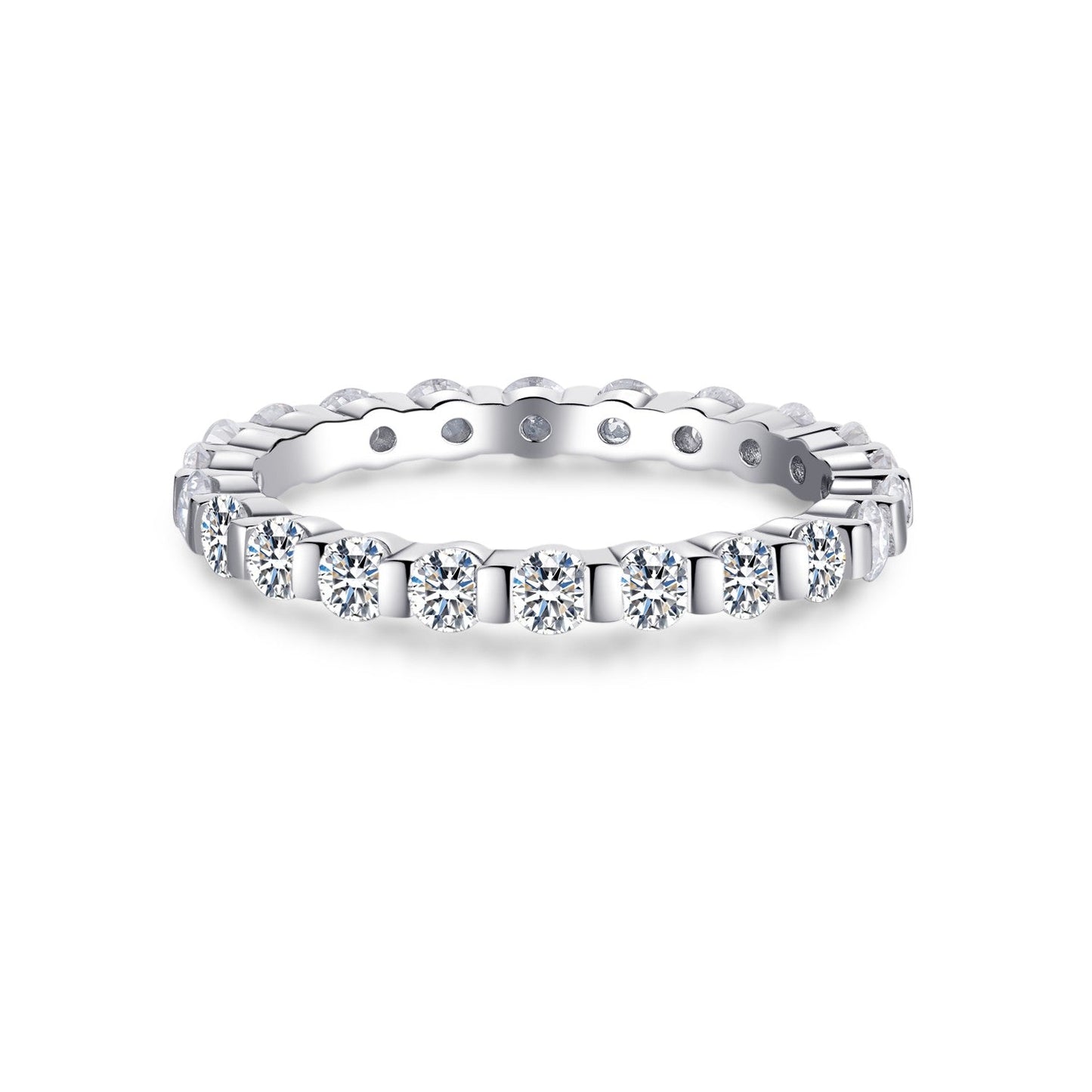 BEEUYOO 925 Sterling Silver Moissanite rings