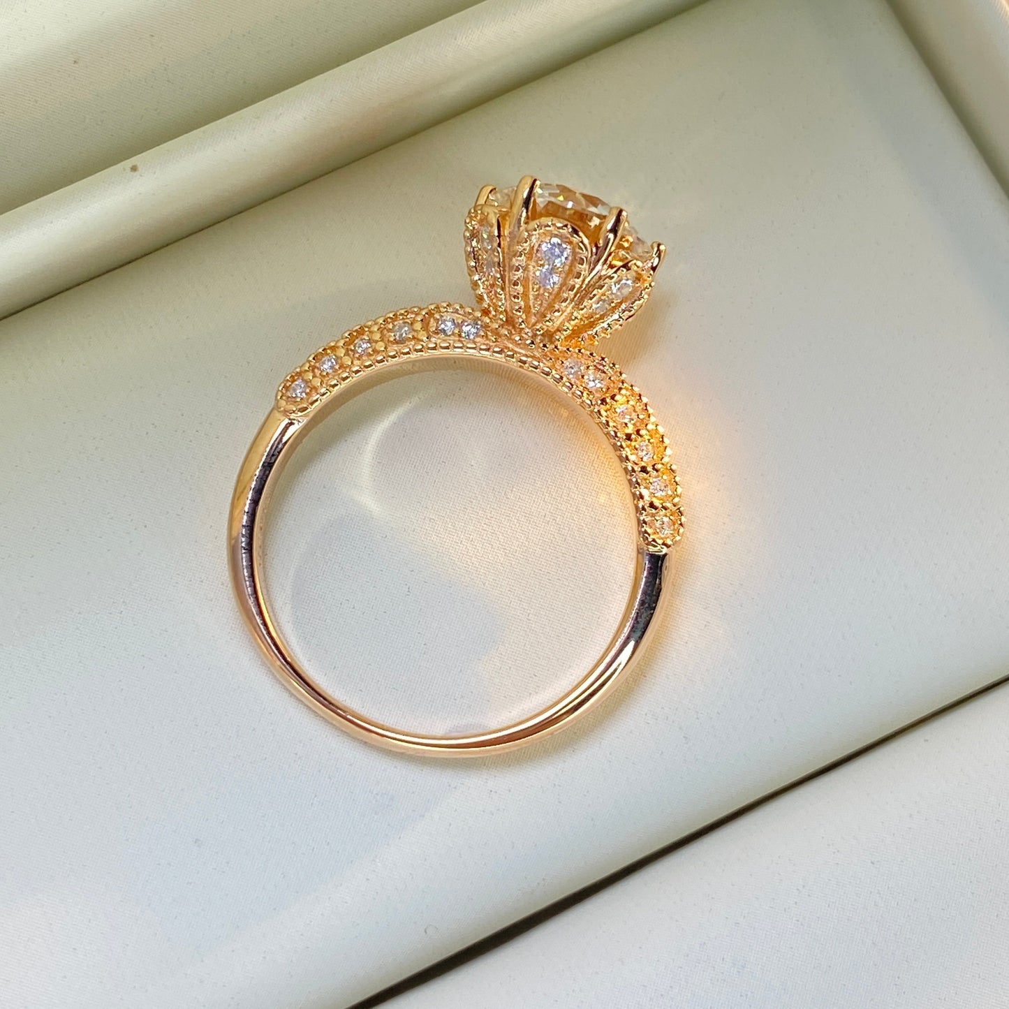 BEEUYOO 925 Sterling Silver Moissanite rings