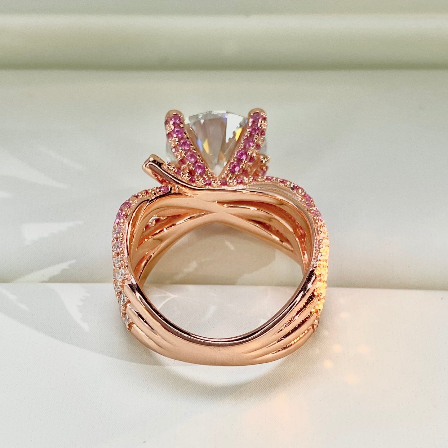 BEEUYOO 925 Sterling Silver Moissanite rings