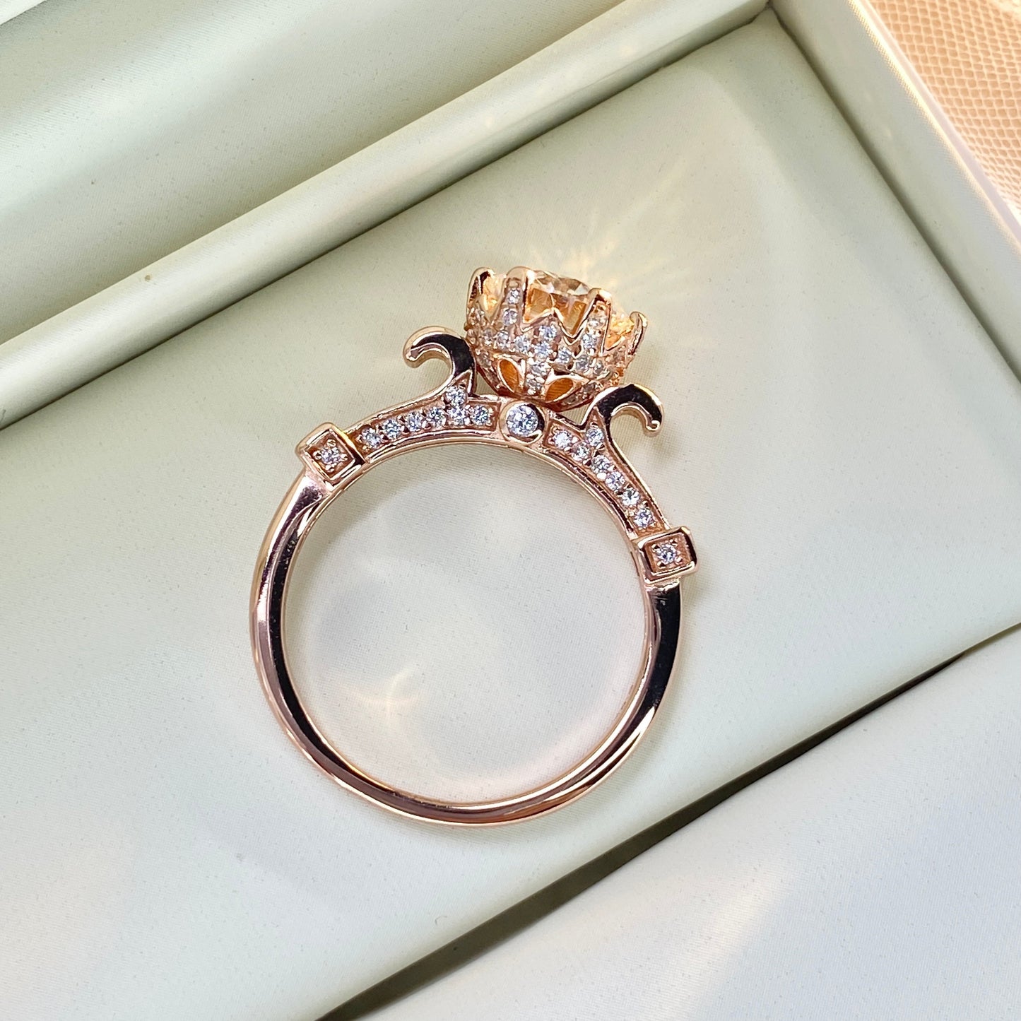 BEEUYOO 925 Sterling Silver Moissanite rings