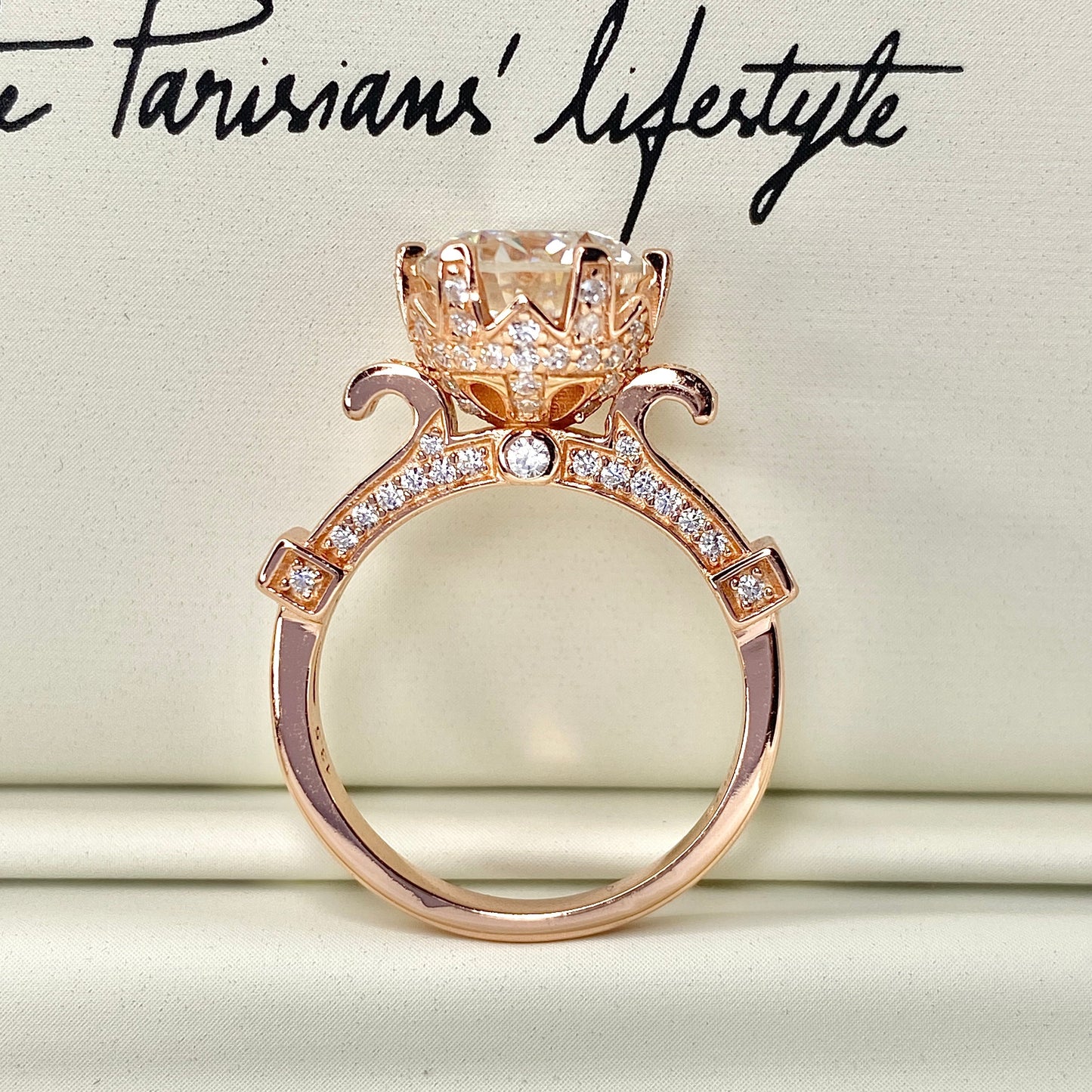 BEEUYOO 925 Sterling Silver Moissanite rings