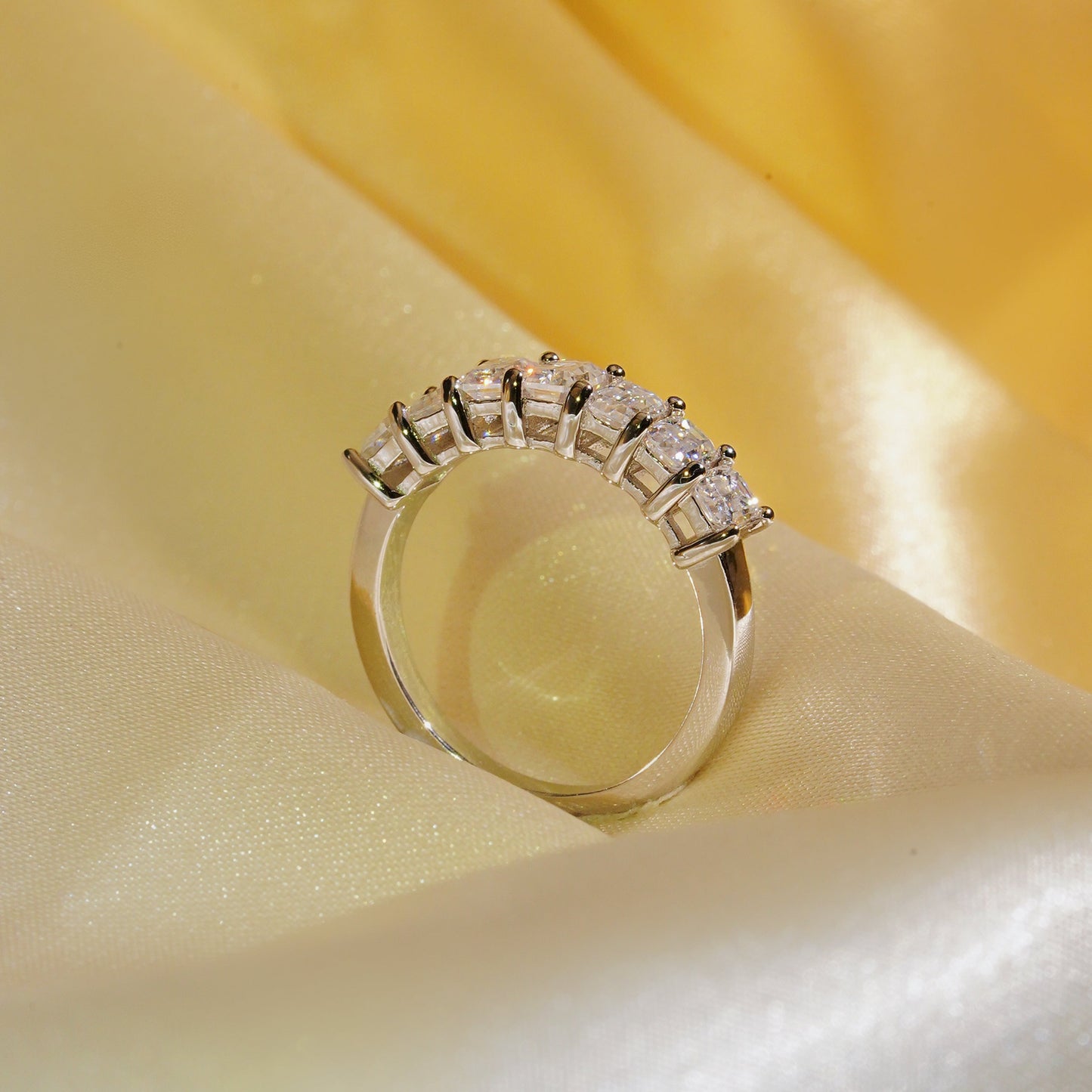 BEEUYOO 925 Sterling Silver Moissanite rings