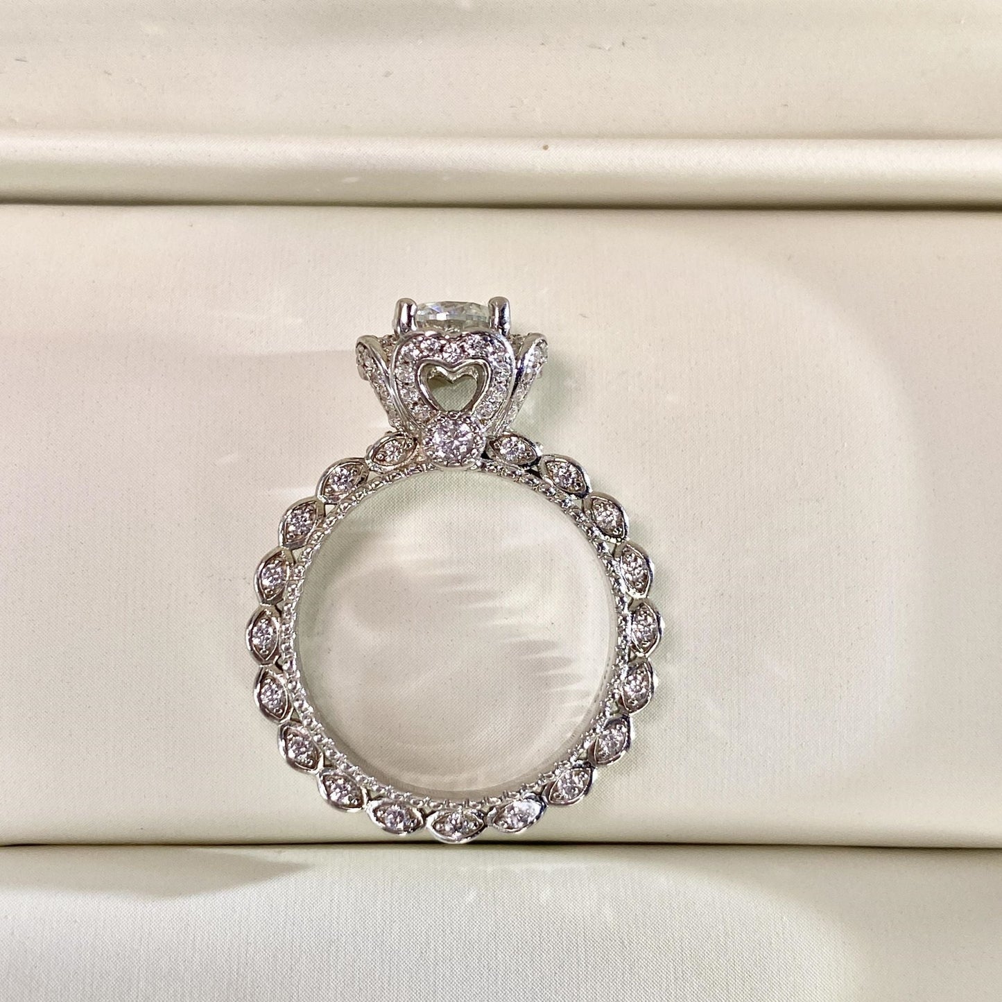 BEEUYOO(Rose Garden)925 Sterling Silver Moissanite rings