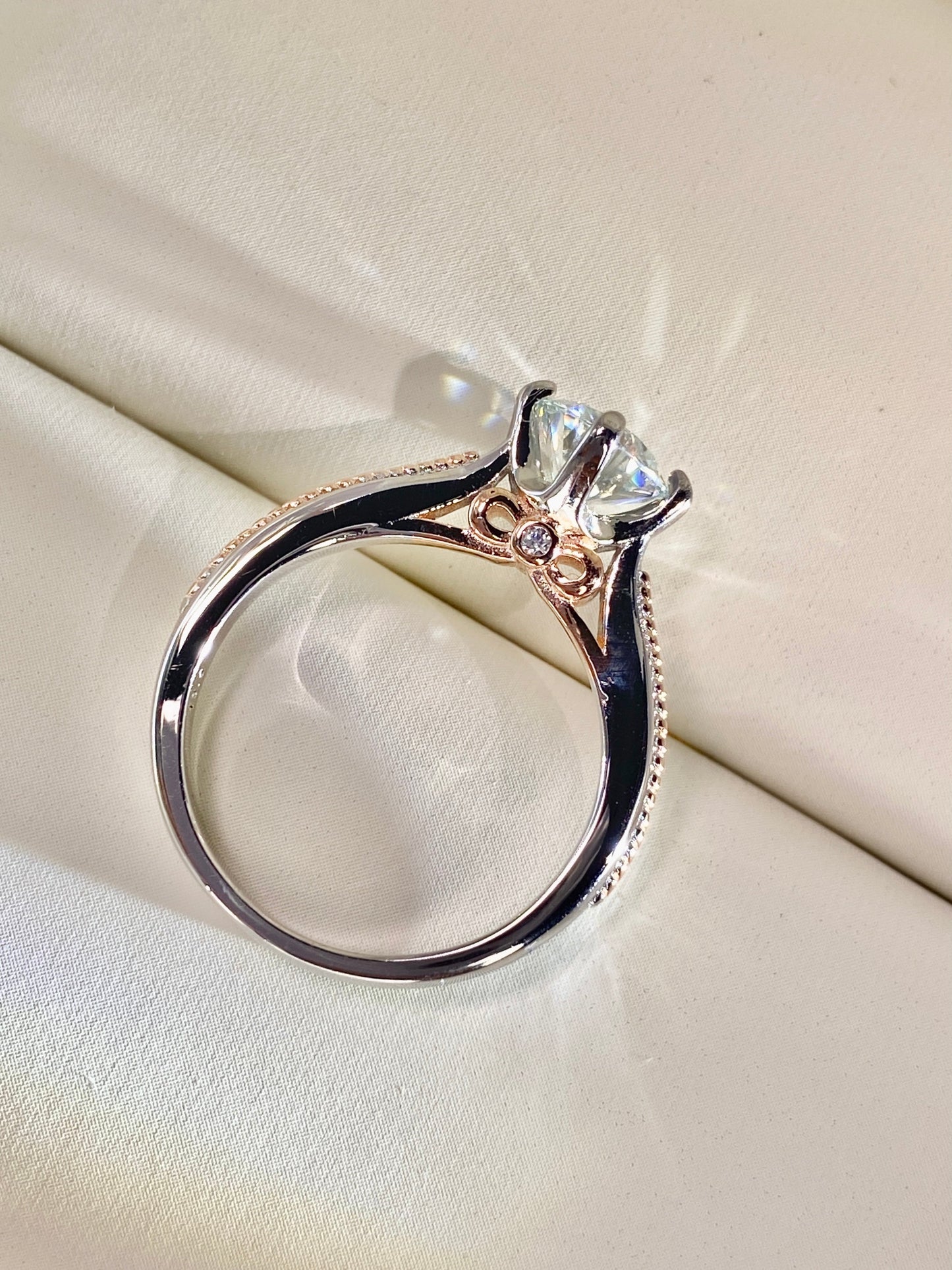 BEEUYOO 925 Sterling Silver Moissanite rings