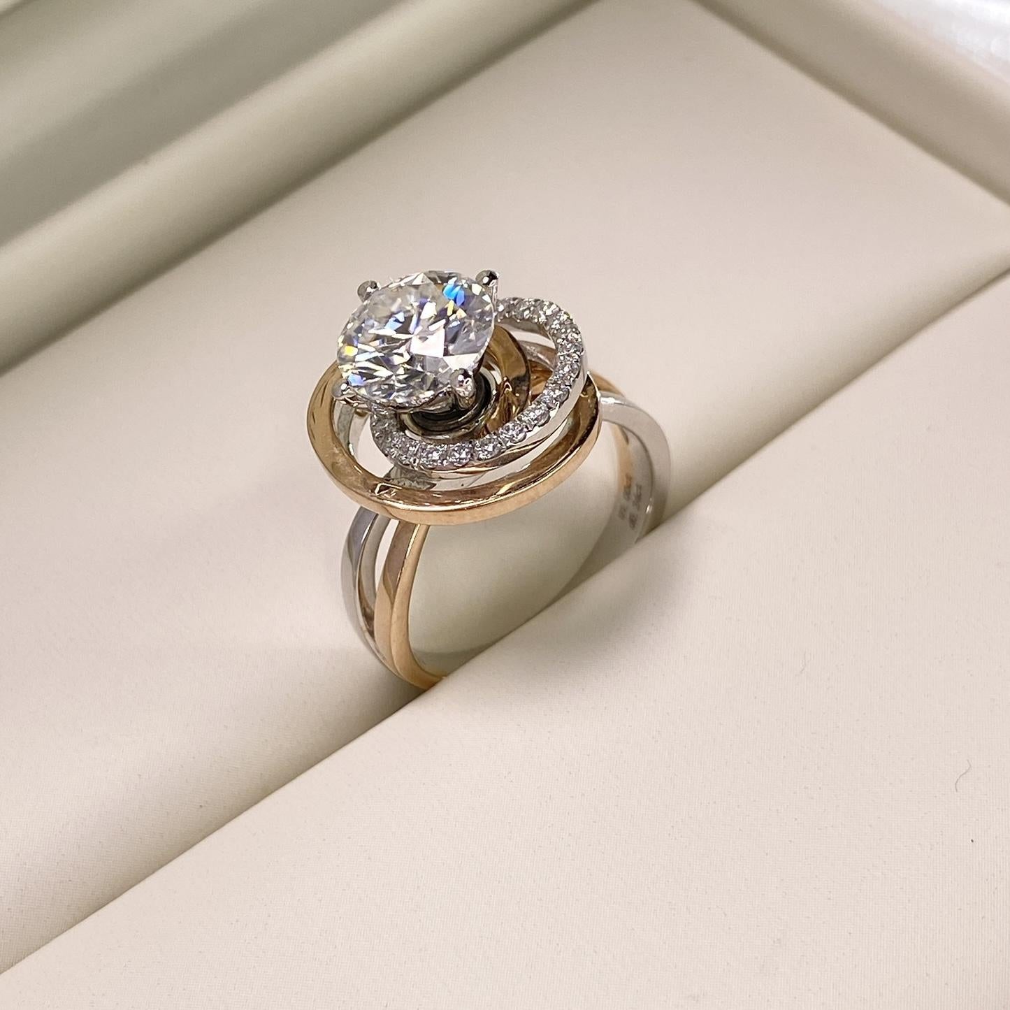 BEEUYOO 925 Sterling Silver Moissanite rings