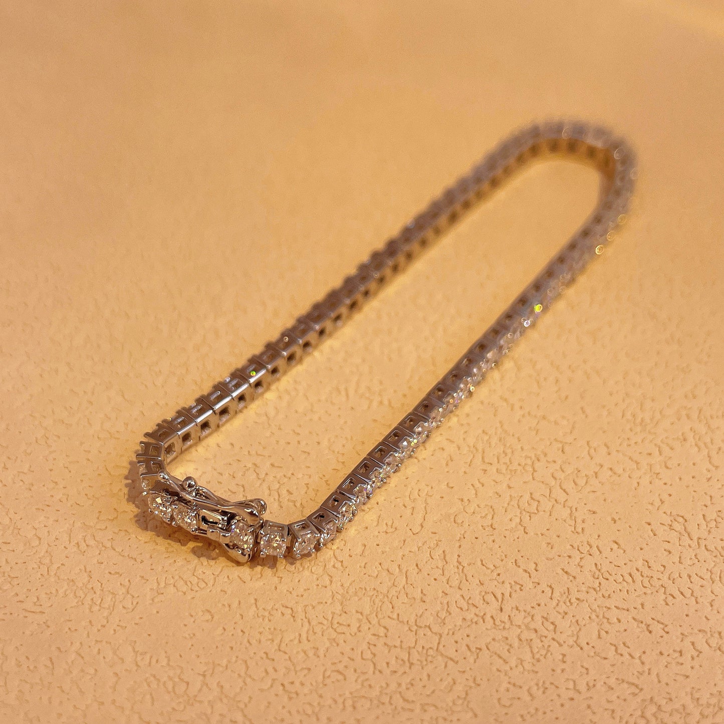 BEEUYOO 925 Sterling Silver Moissanite bracelet