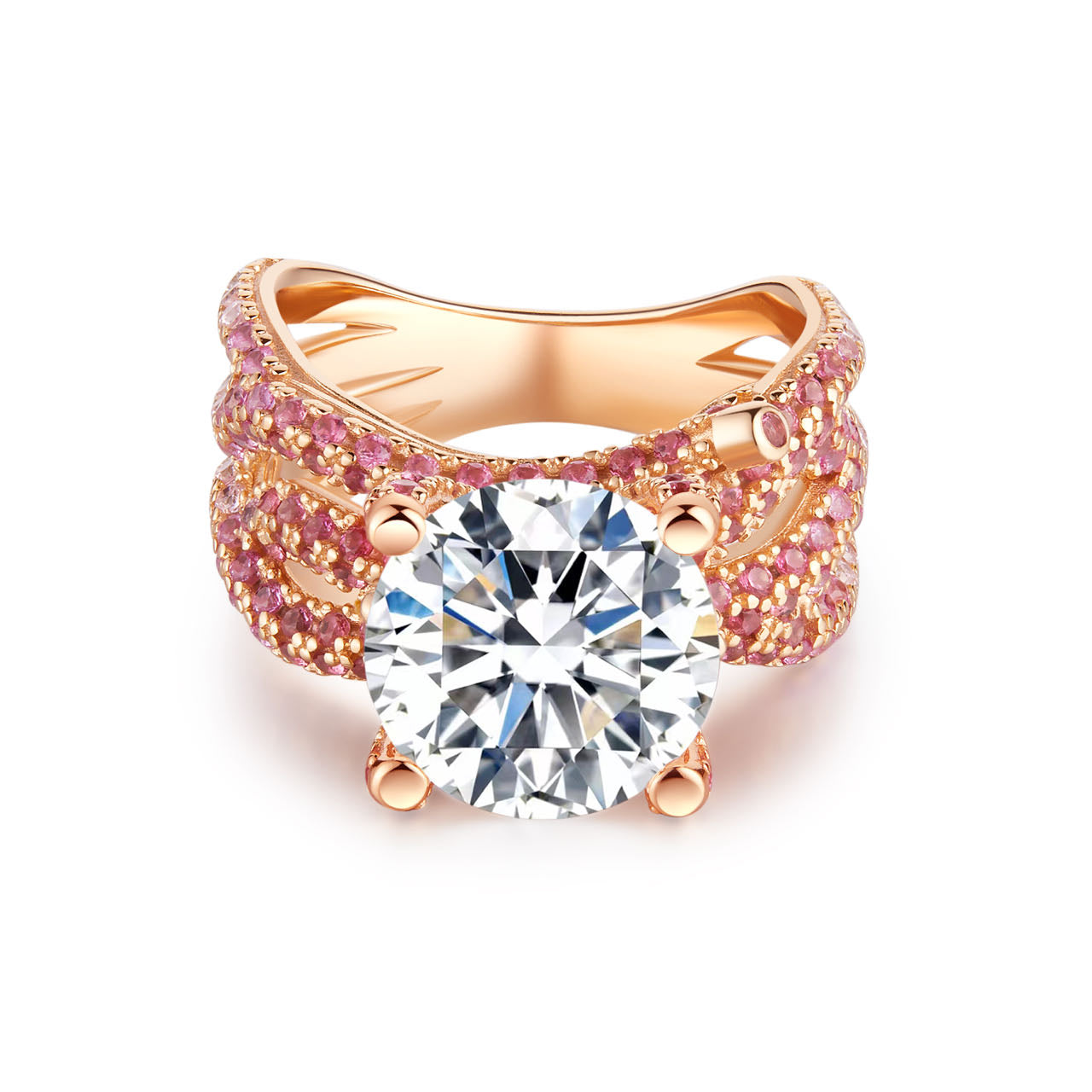 BEEUYOO 925 Sterling Silver Moissanite rings