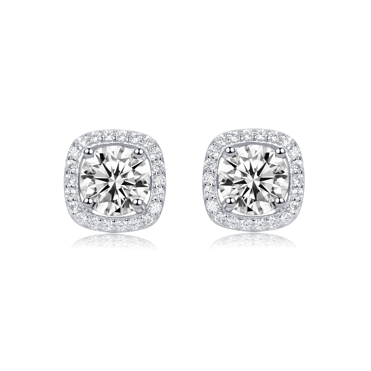 BEEUYOO 925 Sterling Silver Moissanite rings