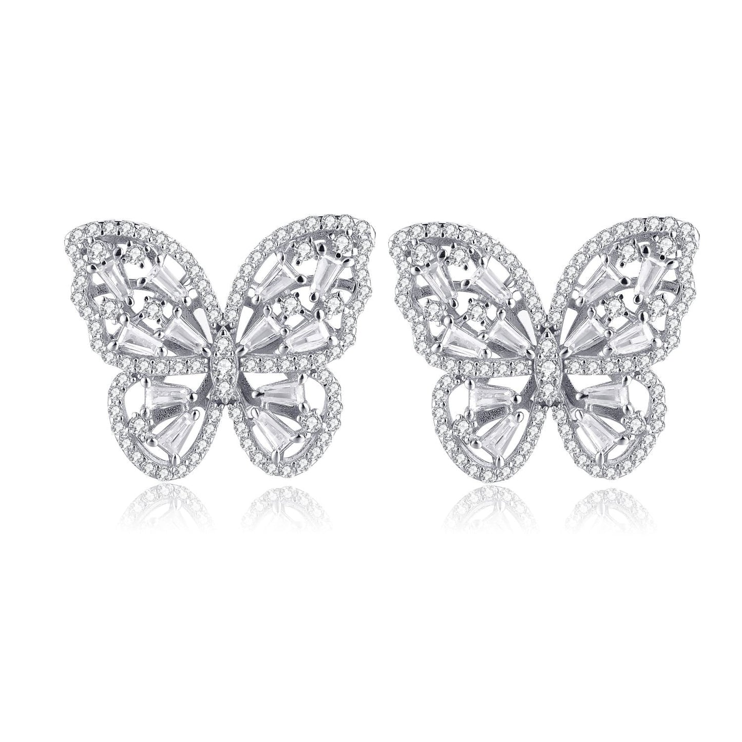 BEEUYOO 925 Sterling Silver zircon earrings