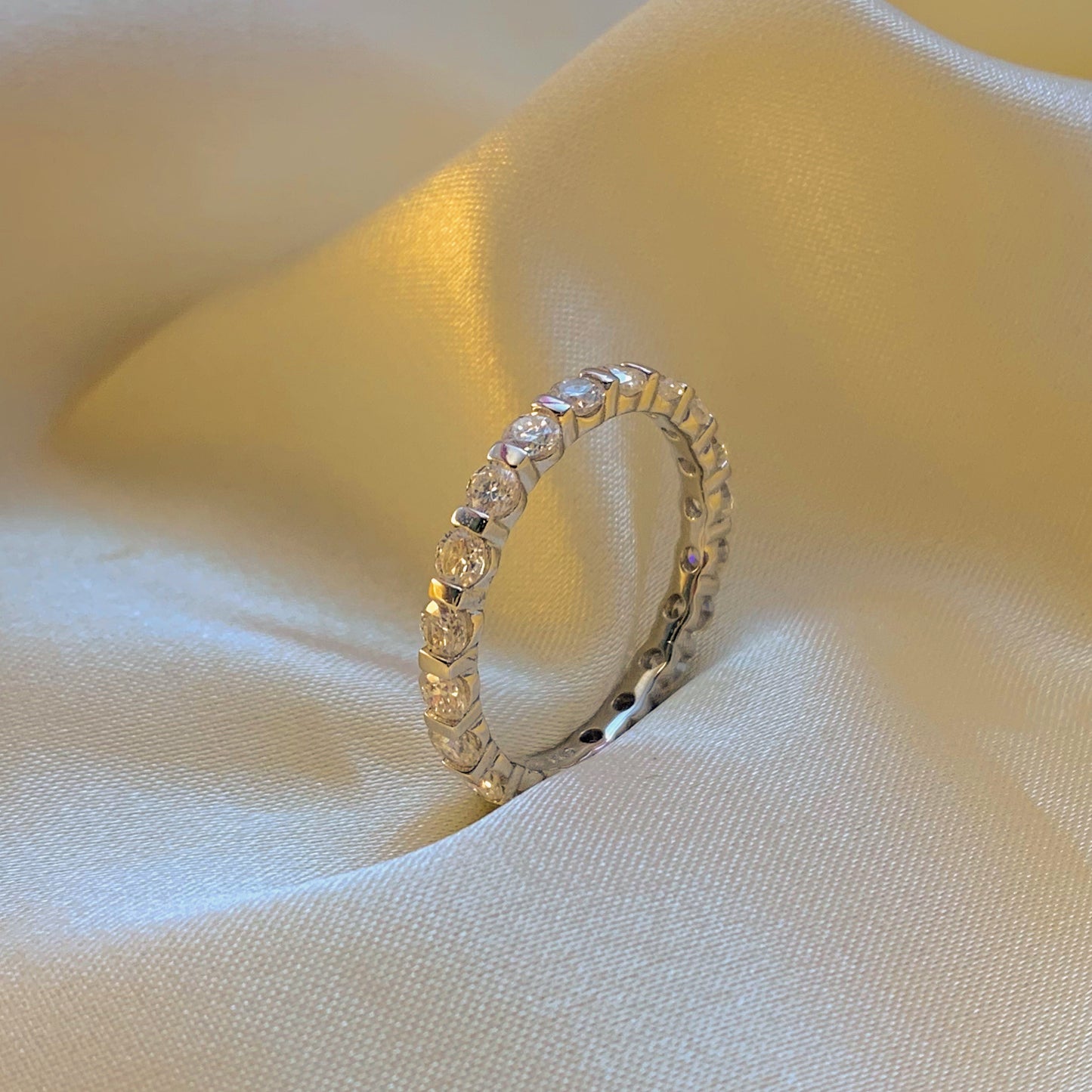 BEEUYOO 925 Sterling Silver Moissanite rings