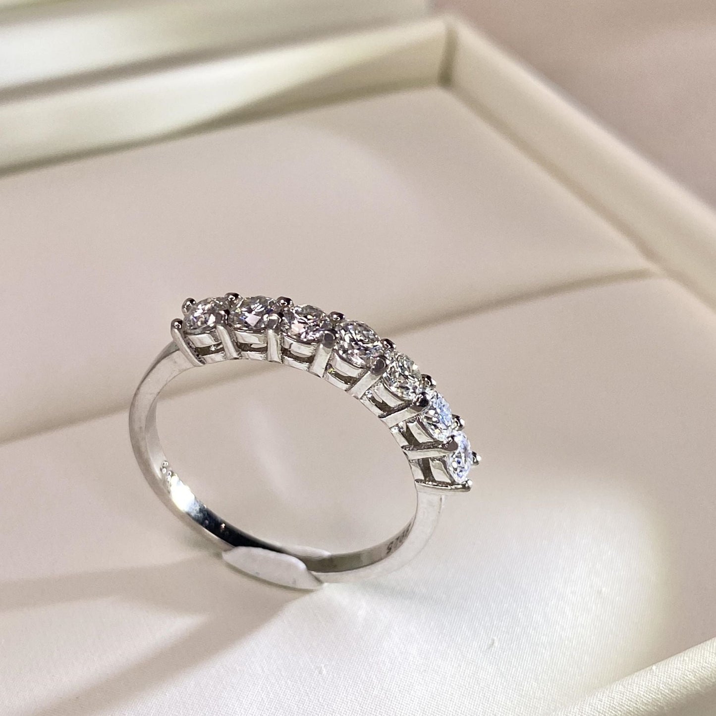 BEEUYOO 925 Sterling Silver Moissanite rings
