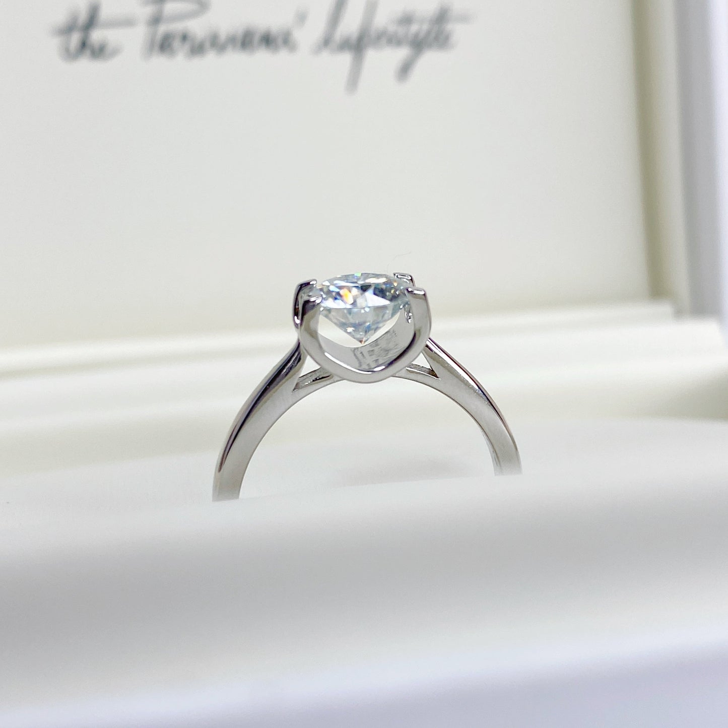 BEEUYOO 925 Sterling Silver Moissanite rings