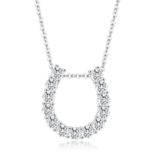 BEEUYOO  925 Sterling Silver Moissanite necklace