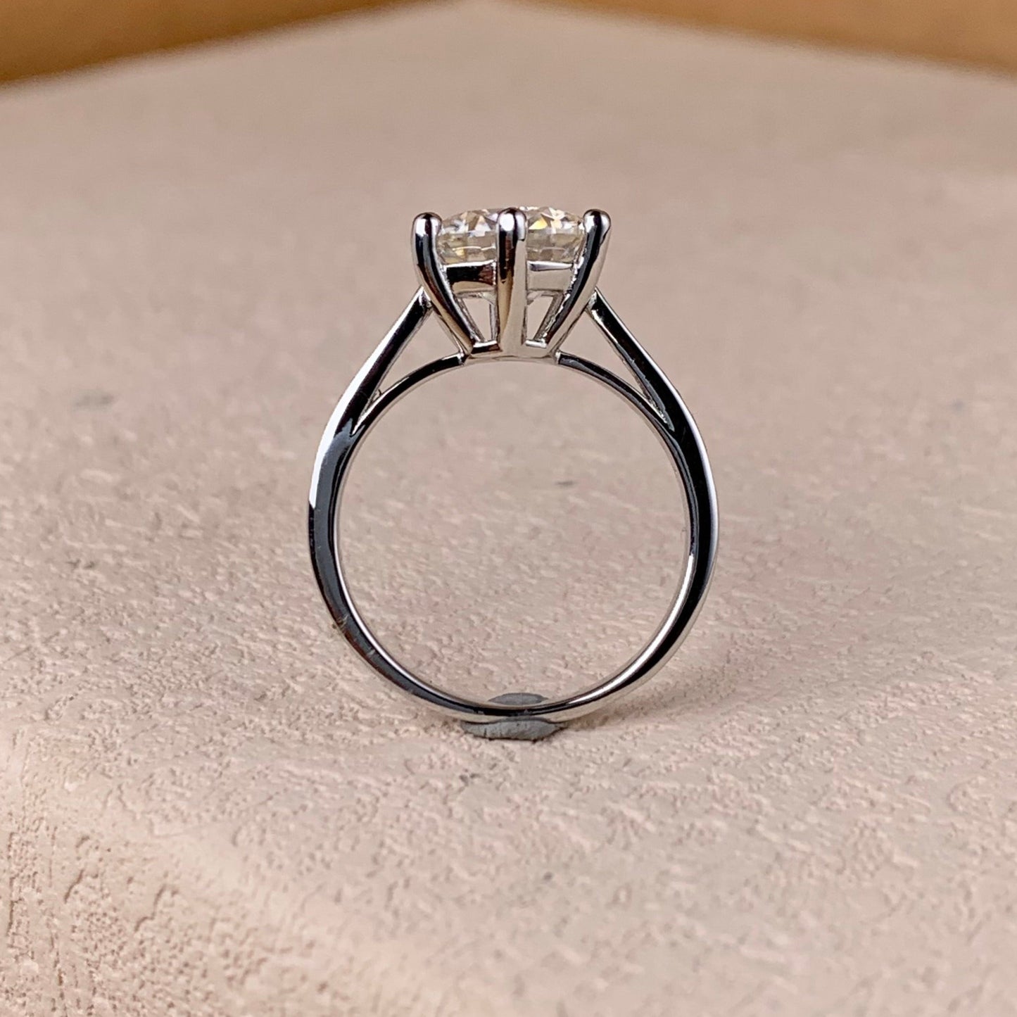 BEEUYOO  925 Sterling Silver Moissanite rings