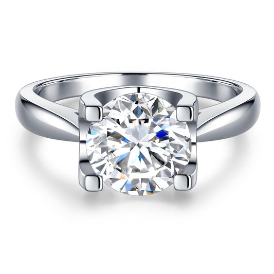 BEEUYOO  925 Sterling Silver Moissanite rings