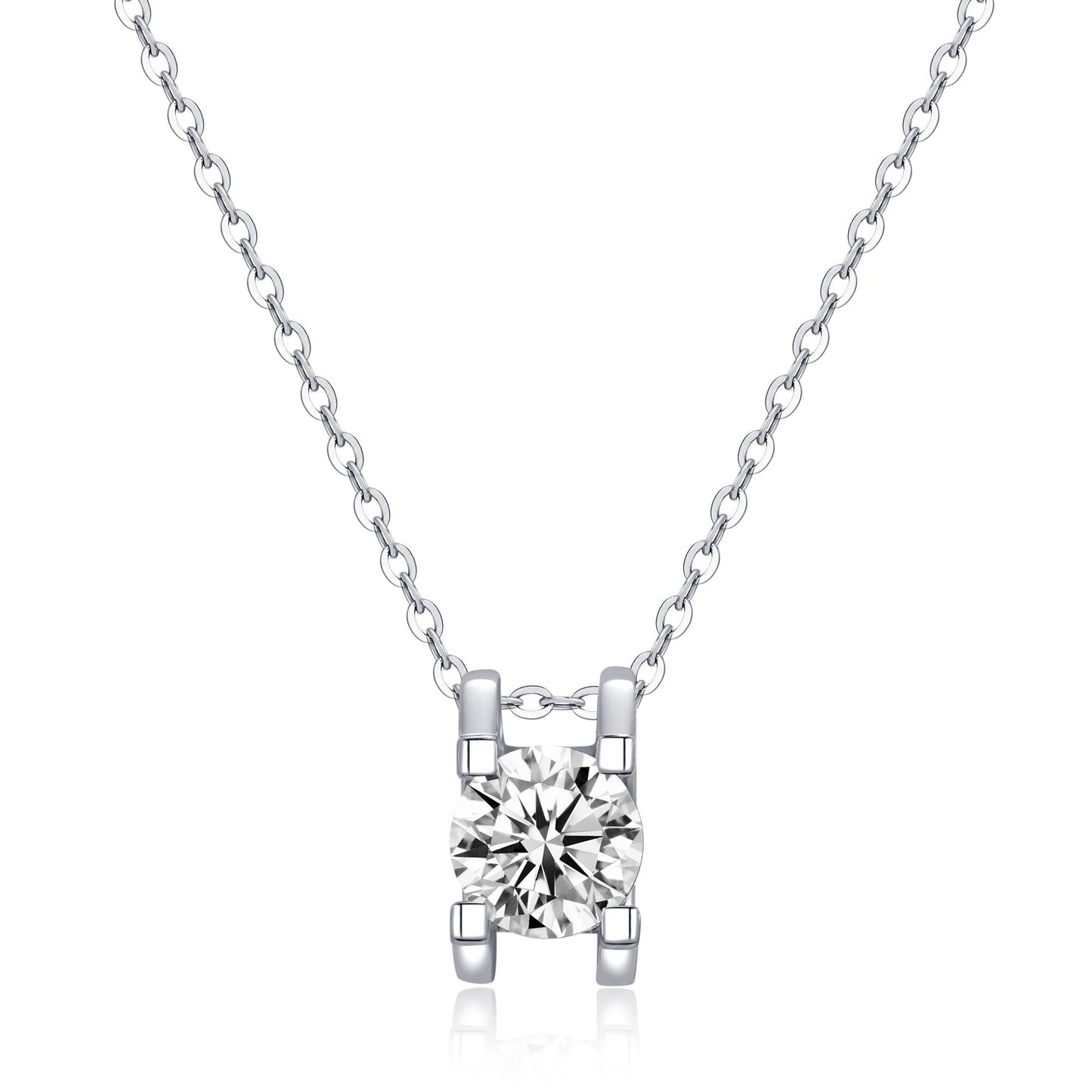 BEEUYOO  925 Sterling Silver Moissanite necklace