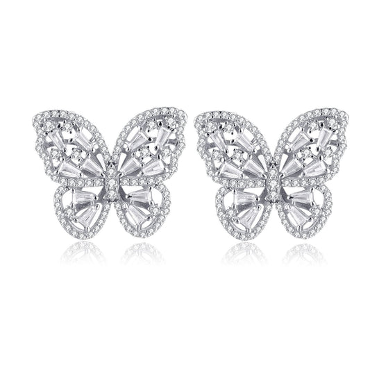 BEEUYOO  925 Sterling Silver zircon  earrings