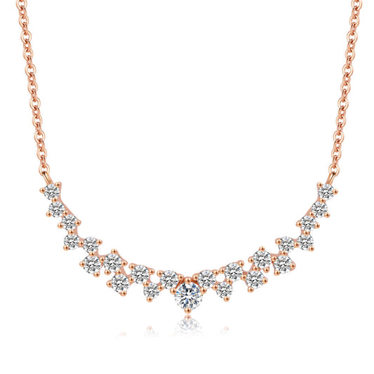 BEEUYOO  925 Sterling Silver Moissanite necklace